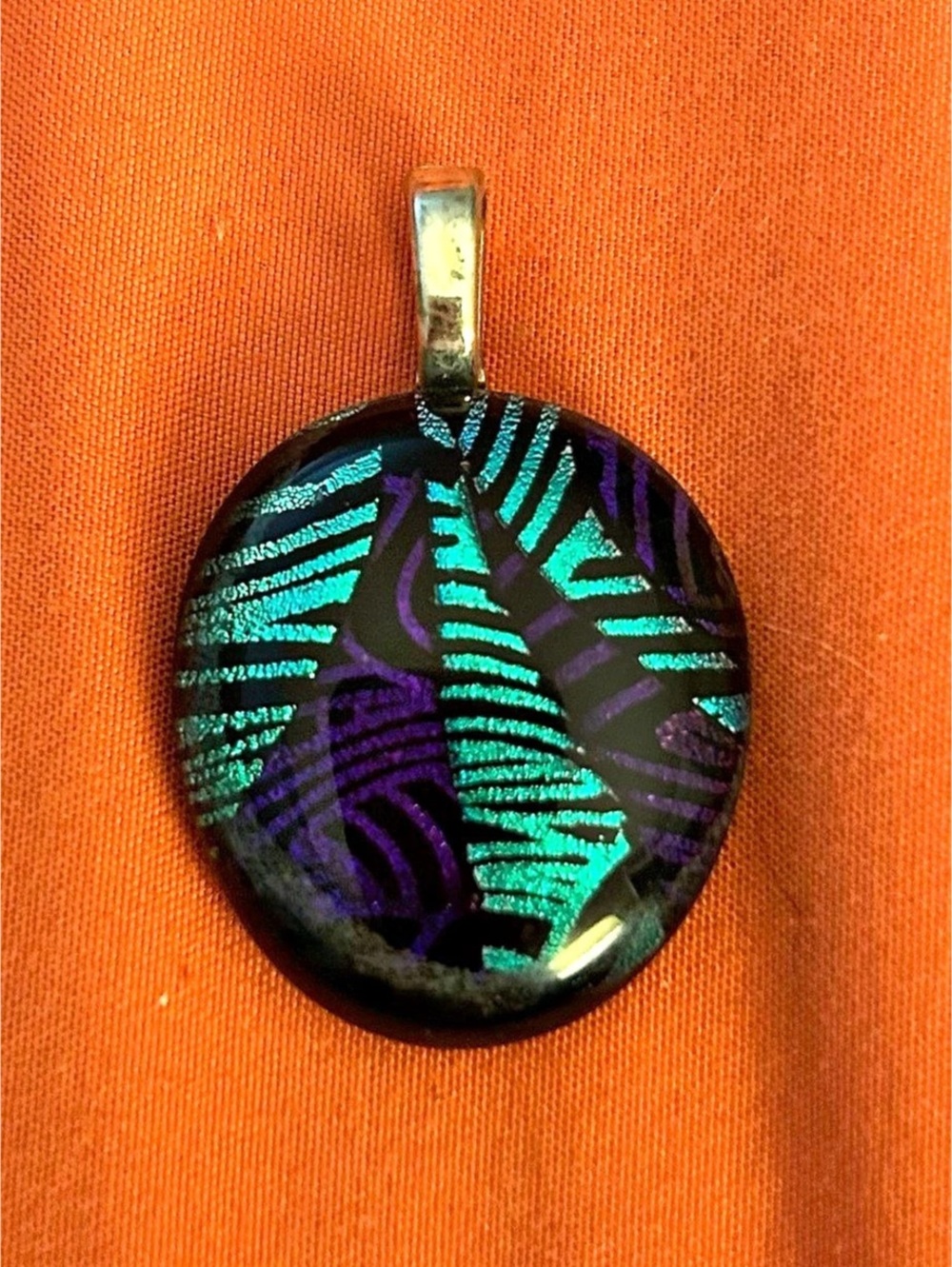 Dichroic Geometric Pendant